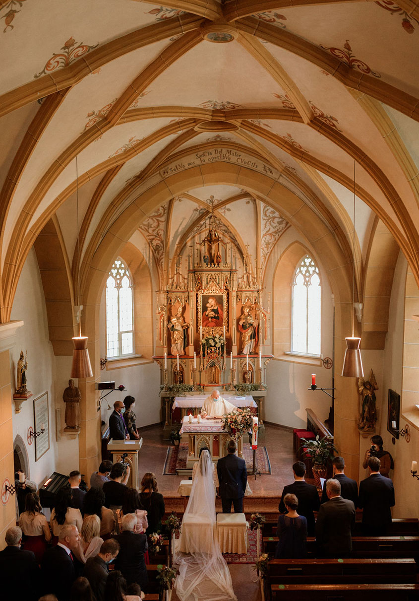 Matrimonio nella Chiesa di Corvara in Badia