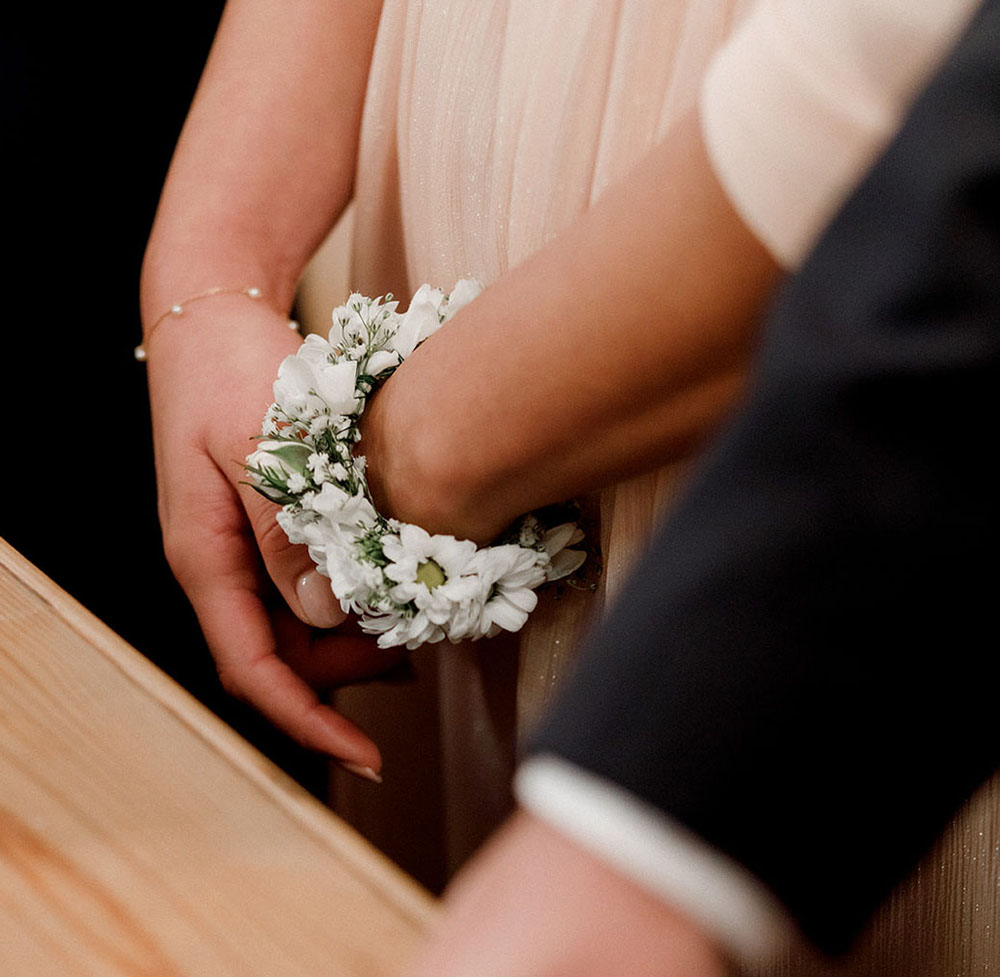 Matrimonio classico e romantico vicino a Bolzano fra i vigneti dell'Alto Adige