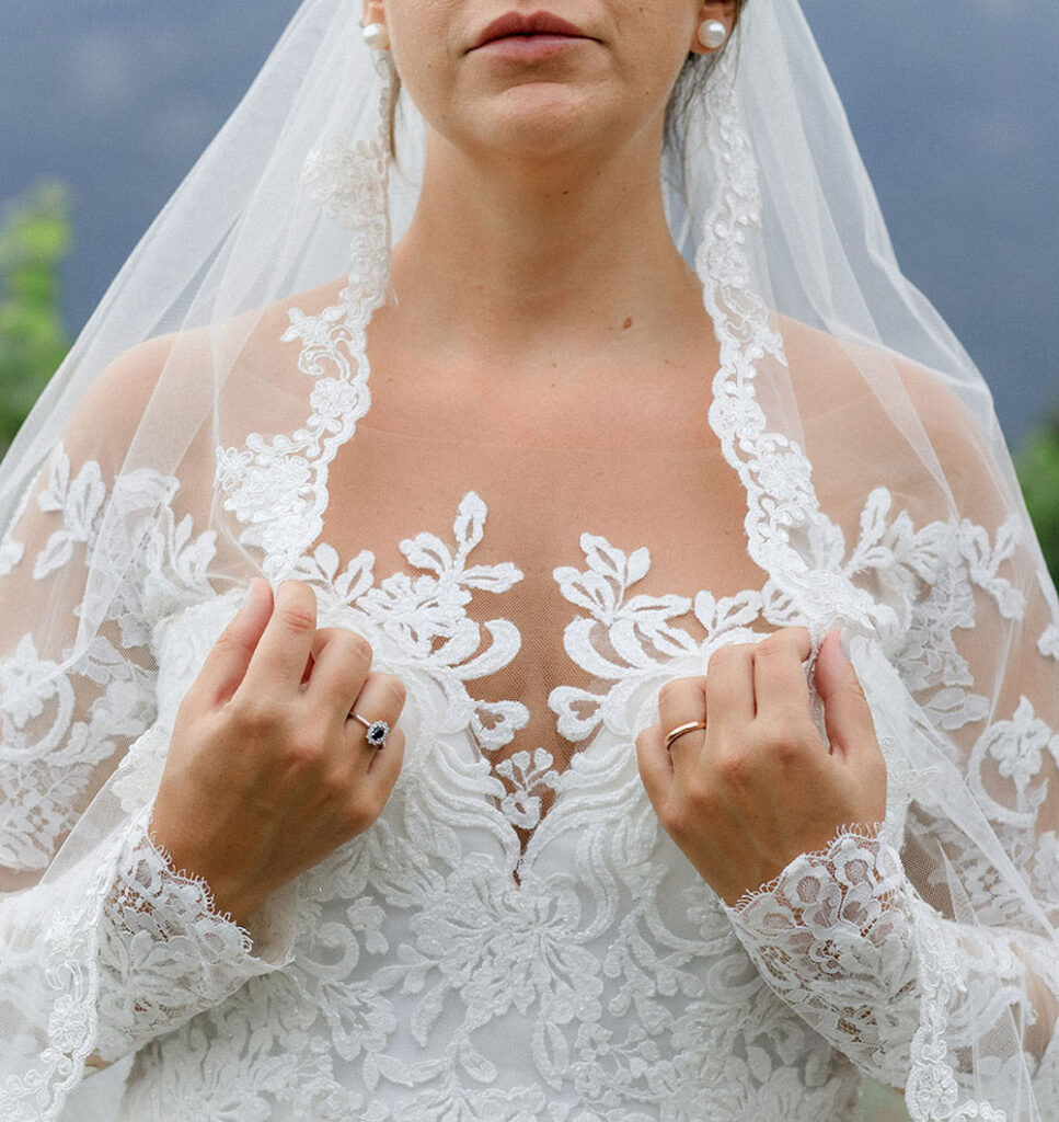 Matrimonio classico e romantico vicino a Bolzano fra i vigneti dell'Alto Adige