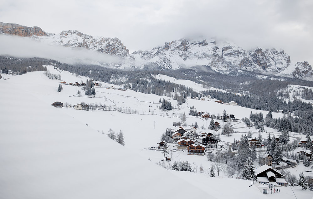 Matrimonio sulla neve nelle Dolomiti