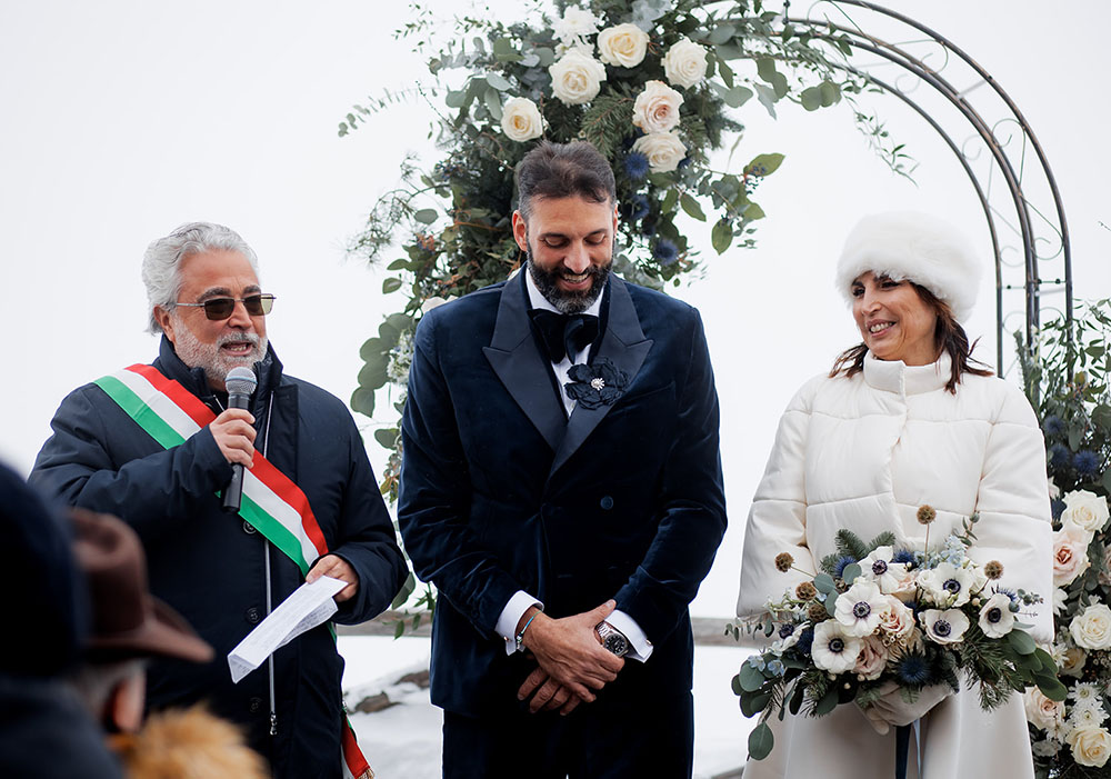 Matrimonio invernale in Alto Adige