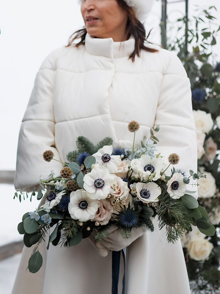 Winter wedding in the Dolomites