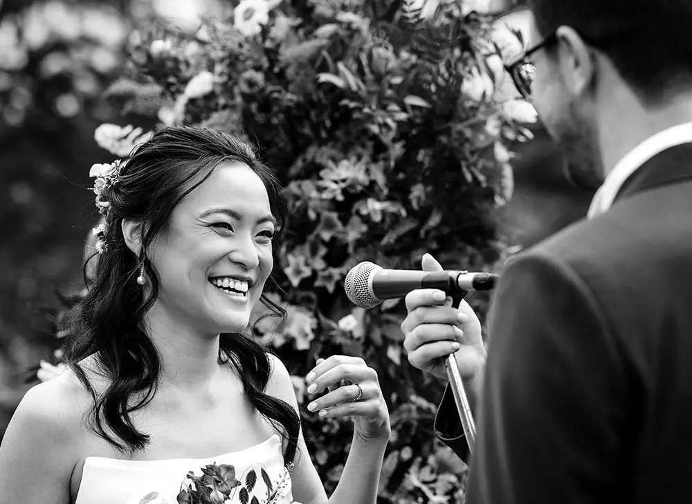 Wedding ceremony at Col Pradat in the Dolomites