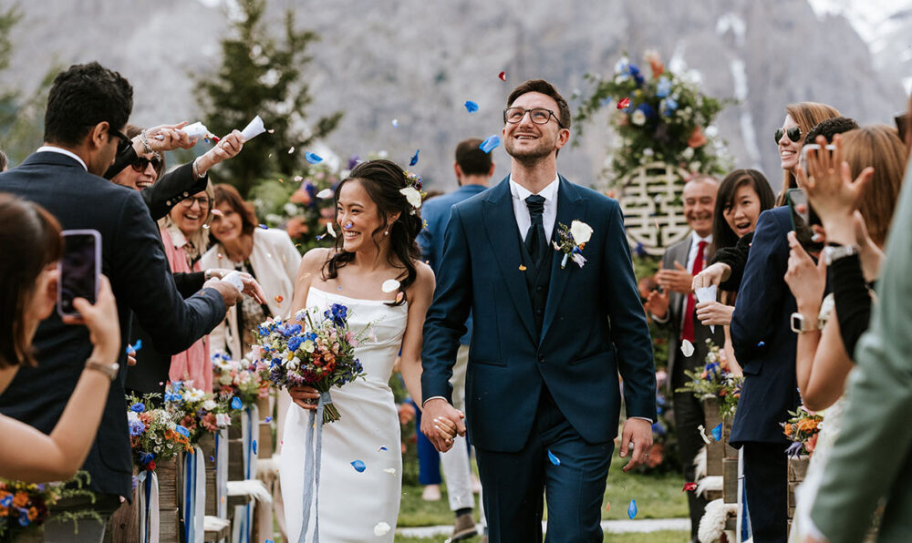 Wedding at Col Pradat in the Dolomites