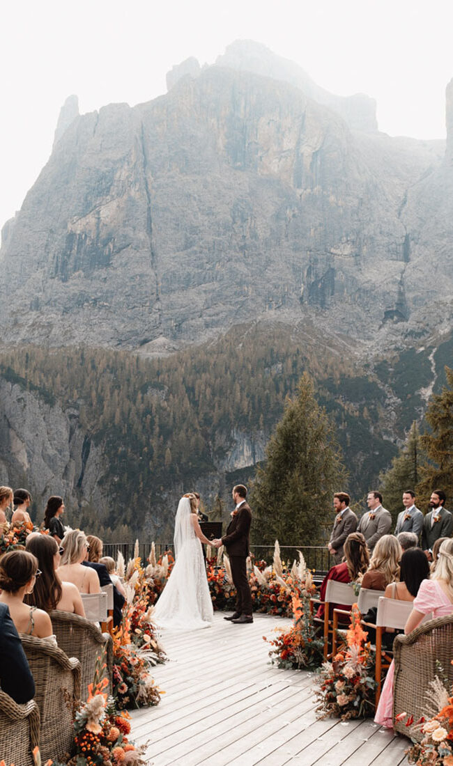 Autumn Wedding in the Dolomites