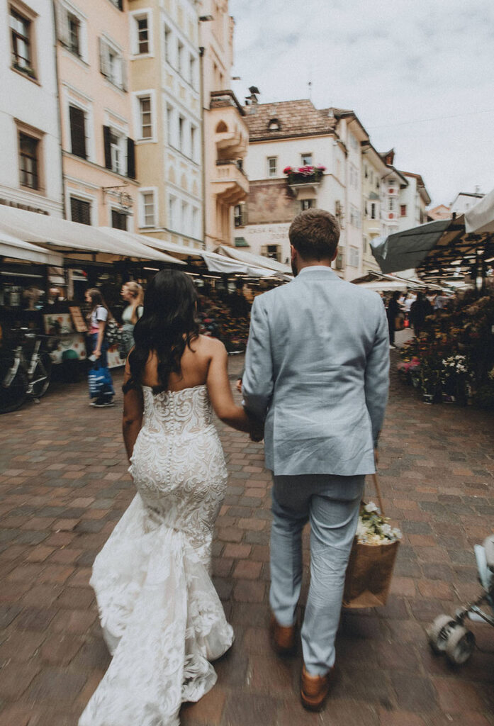 Shopping a Bolzano in abito da sposa
