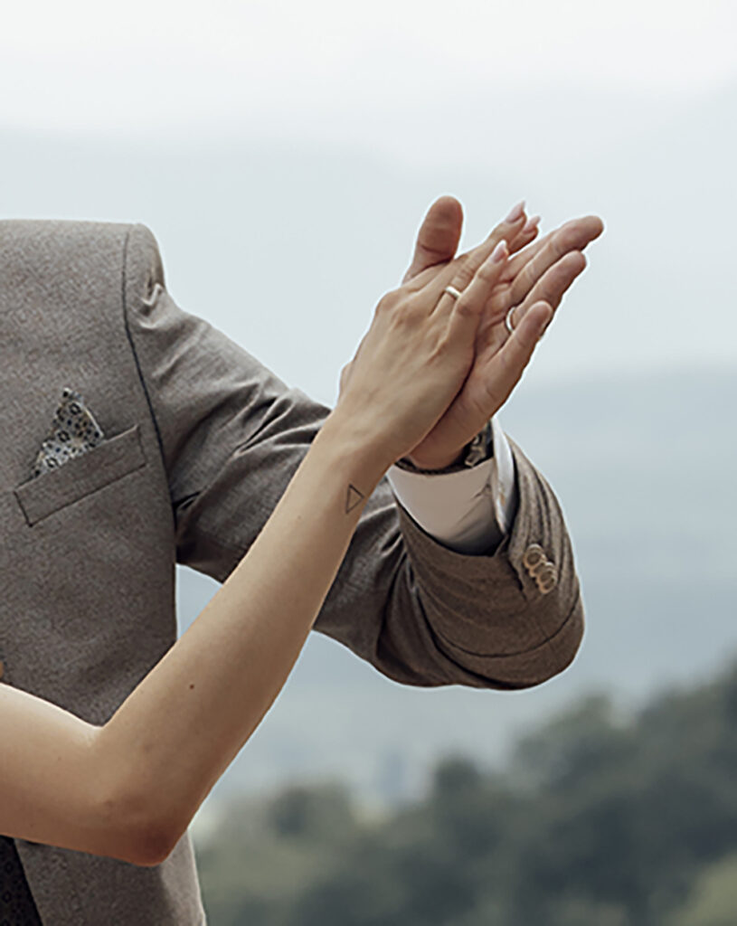 Wedding flowers at Freudenstein South Tyrol Dolomites